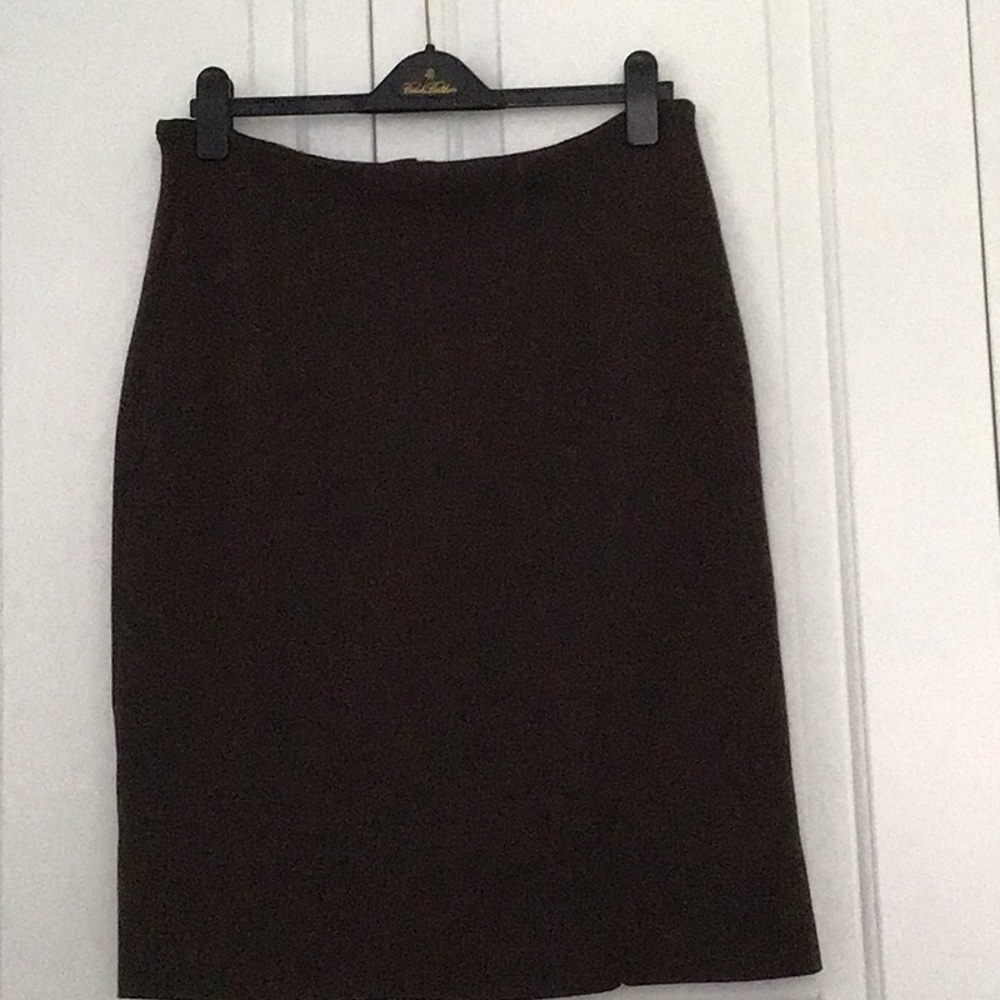 Brooks Brothers Italian Merino shell button down skirt size Large - Picture 2 of 4